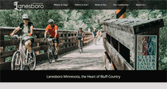 Desktop Screenshot of lanesboro.com